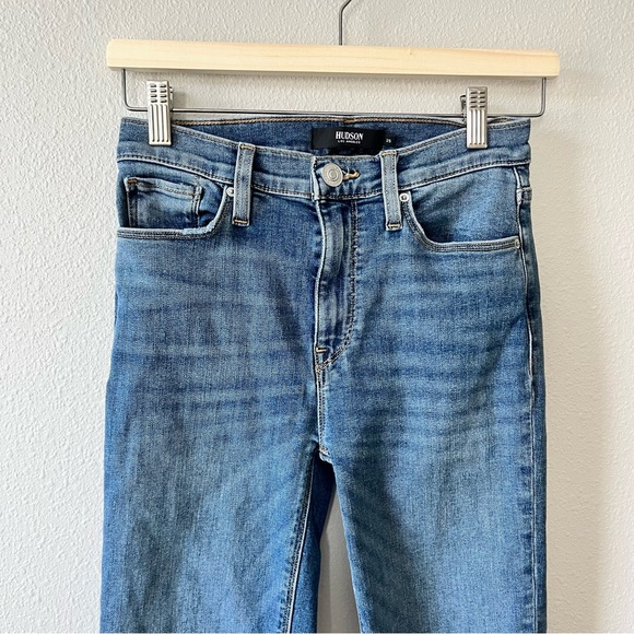 Hudson Jeans size 25 Barbara high rise cropped straight jeans - Picture 2 of 8